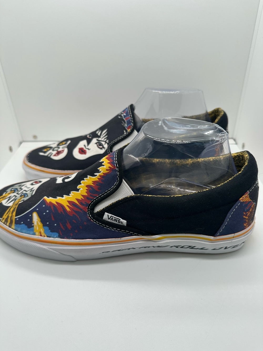 Vans Kiss Rock and Roll Over Men’s Slip-On Shoes Size 10 - Picture 5 of 13